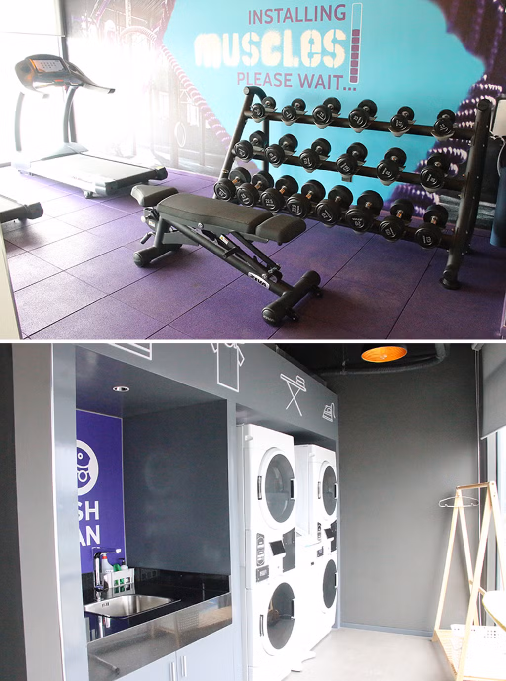 Dịch vụ phòng tập gym và giặt là tại SOJO Hotel Ha Long.