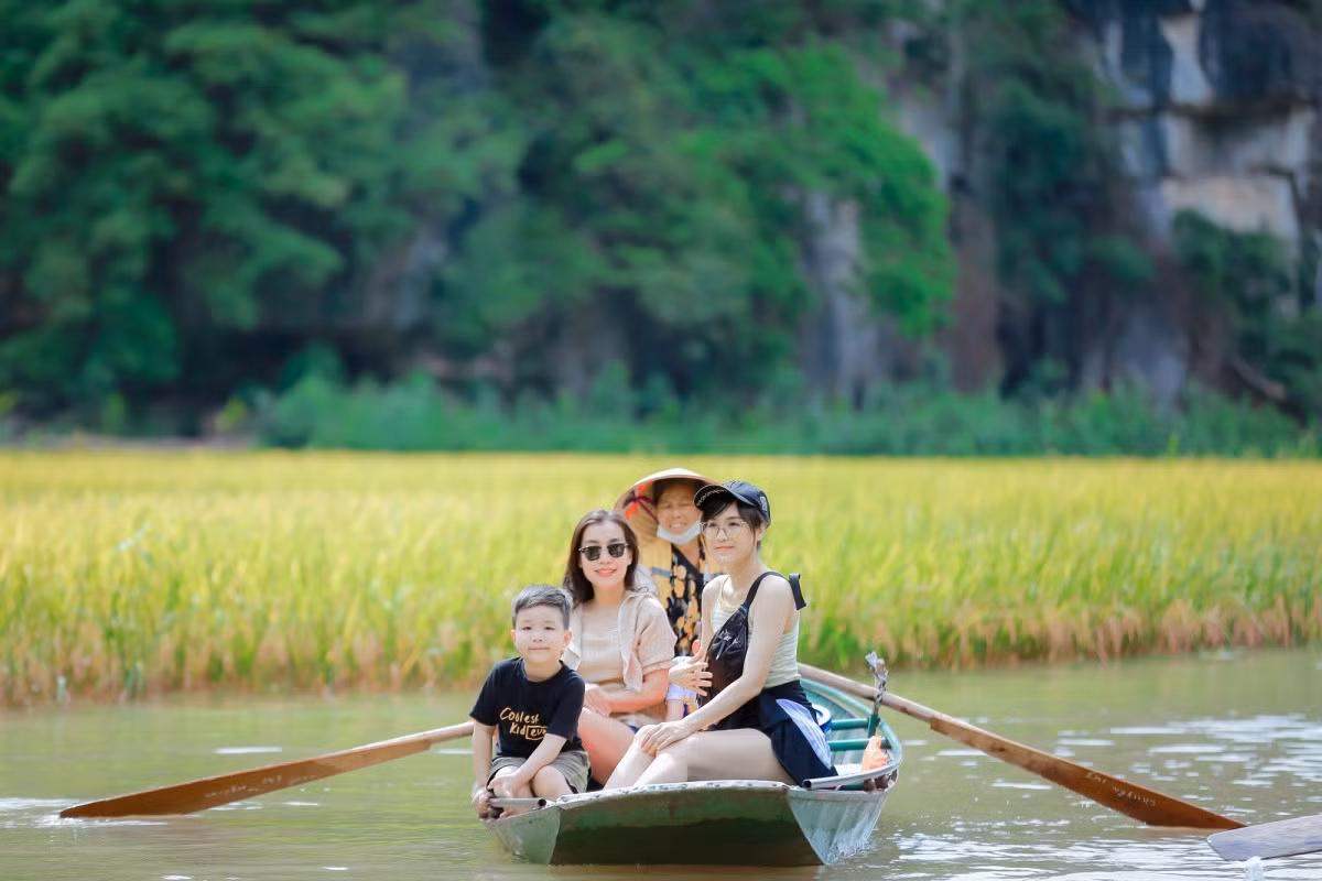 Tam Cốc mùa lúa chín ảnh 6
