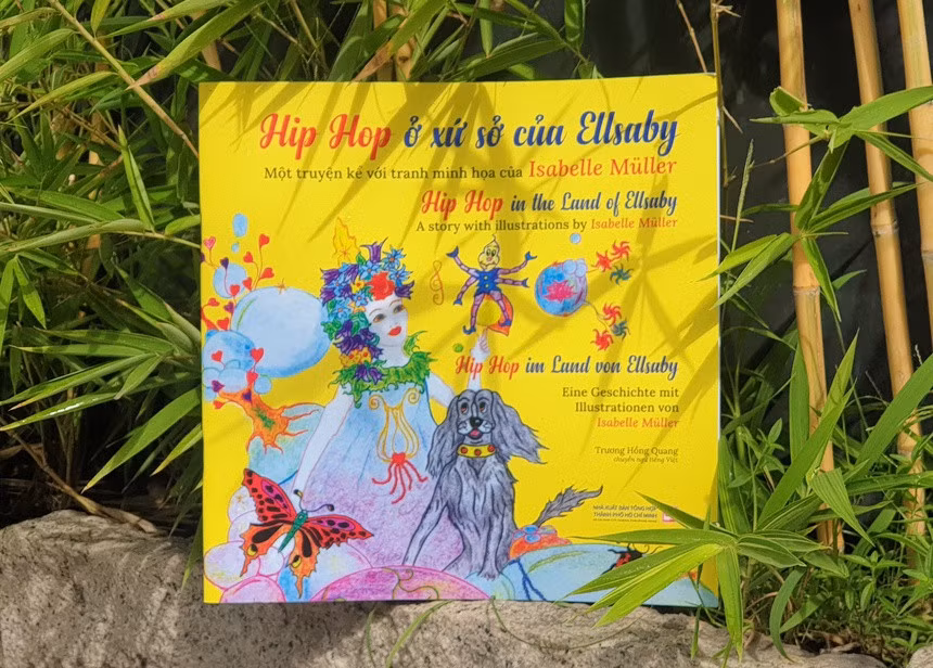 Toàn bộ số tiền thu được từ bản quyền cuốn sách thiếu nhi của Isabelle Müller sẽ dành tặng Quỹ LOAN để giúp đỡ trẻ em nghèo Việt Nam. Ảnh: Q. M.