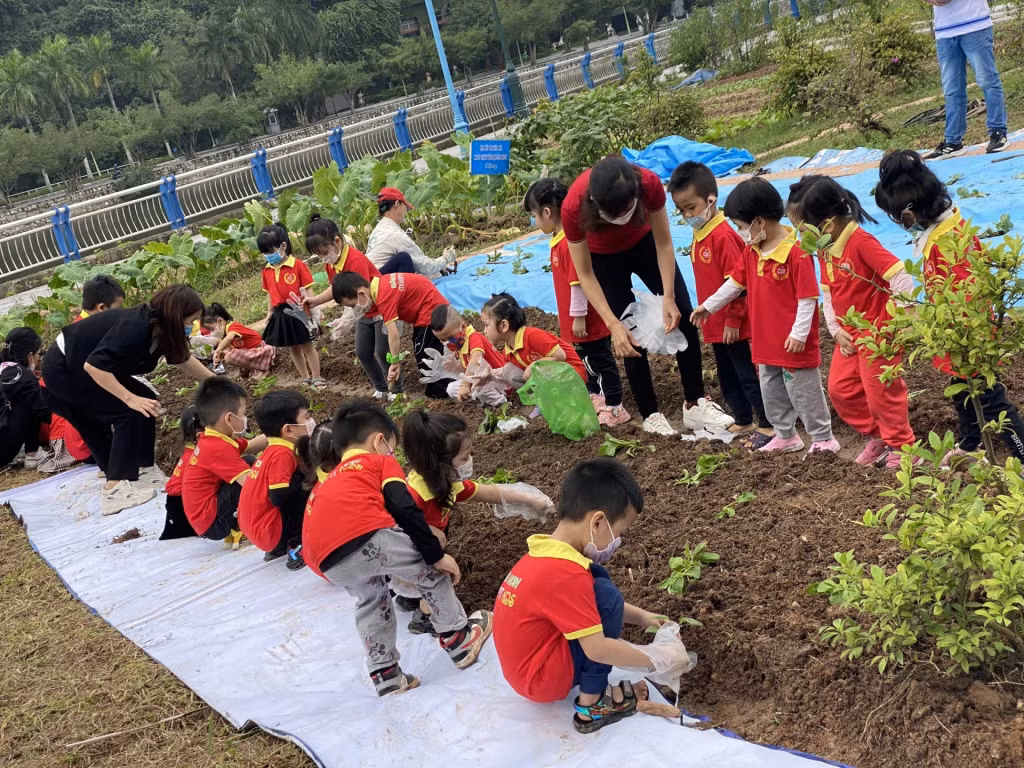 Các em thiếu nhi trên địa bàn tỉnh tham gia hoạt động trải nghiệm