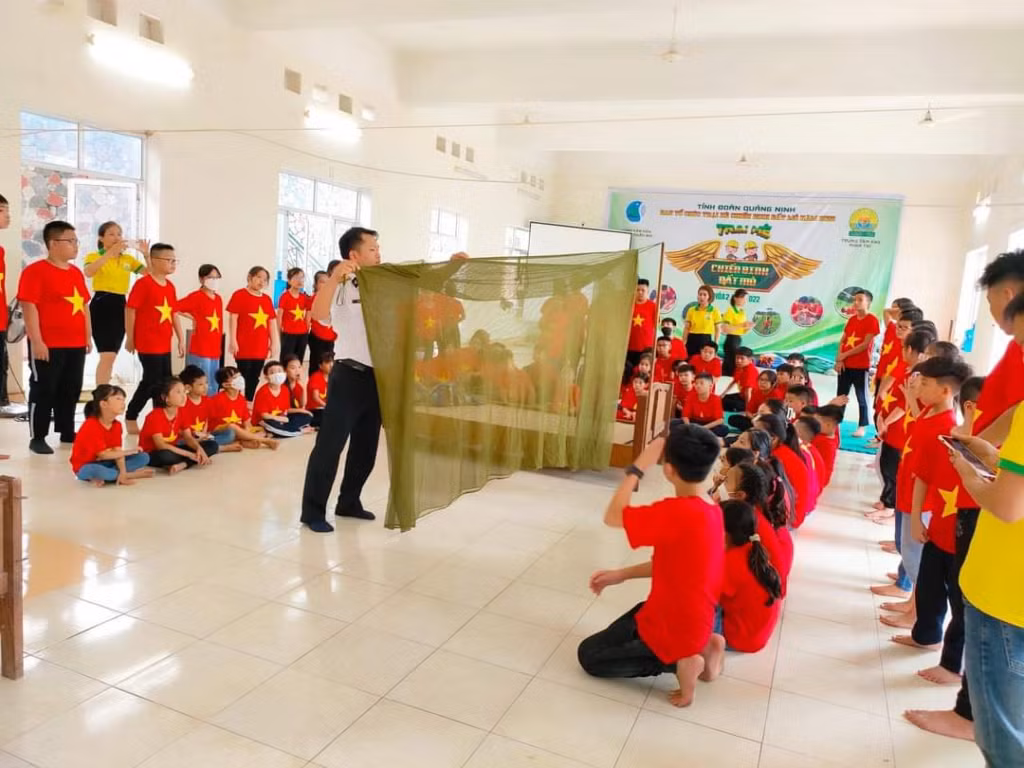 Cung Văn hóa thanh thiếu nhi tỉnh tổ chức Trại hè kỹ năng sống dành cho thanh, thiếu nhi dịp hè năm 2022.
