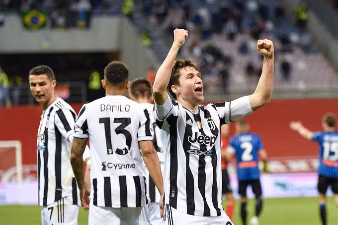 Chiesa là cầu thủ hay nhất trên hàng công Juventus trước Atalanta. Ảnh: Lapresse