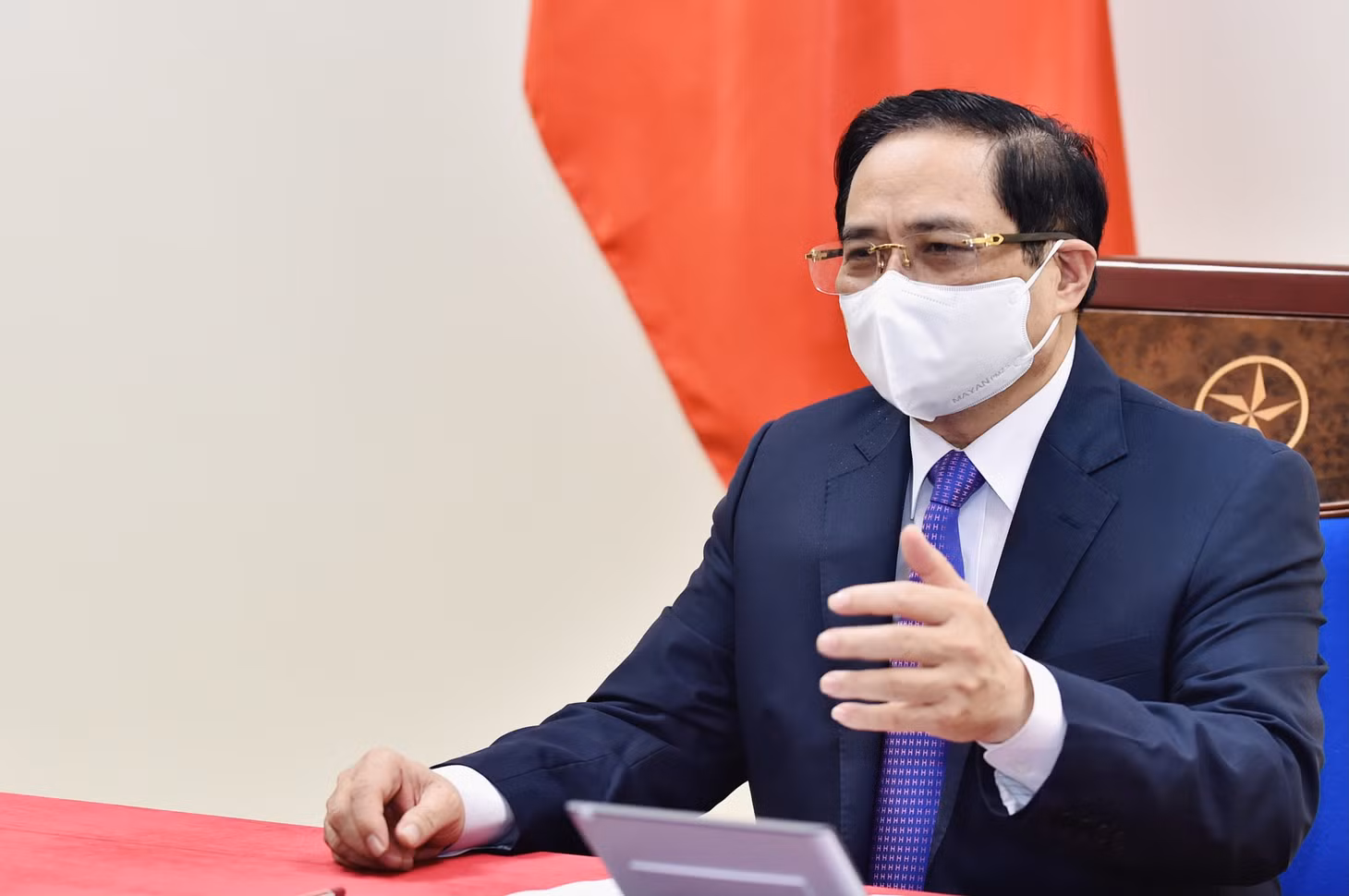 Thủ tướng Phạm Minh Chính và Thủ tướng Canada Justin Trudeau nhất trí tăng cường hợp tác y tế, chuyển giao công nghệ và đầu tư sản xuất dược phẩm, vaccine tại Việt Nam. - Ảnh: VGP/Nhật Bắc Thủ tướng Phạm Minh Chính và Thủ tướng Canada Justin Trudeau nhất trí tăng cường hợp tác y tế, chuyển giao công nghệ và đầu tư sản xuất dược phẩm, vaccine tại Việt Nam. - Ảnh: VGP/Nhật Bắc