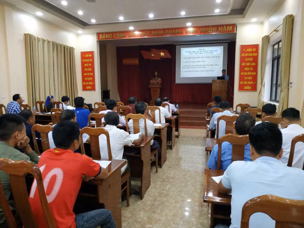 HND huyện Ba Chẽ tập huấn nghiệp vụ công tác hội năm 2020 cho cán bộ hội cơ sở.