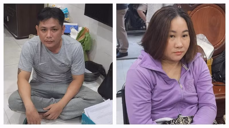 Vợ chồng Phan Văn Tú và Ngô Phương Tuyền.