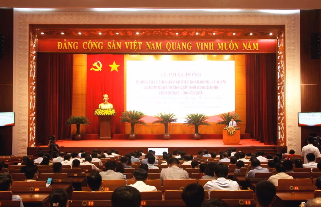 Tỉnh Quảng Ninh phát động phong trào thi đua đặc biệt chào mừng kỷ niệm 60 năm Ngày thành lập tỉnh.