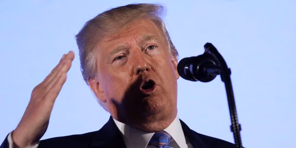 Ông Trump kêu gọi chấm dứt Hiến pháp Mỹ. Ảnh: AP