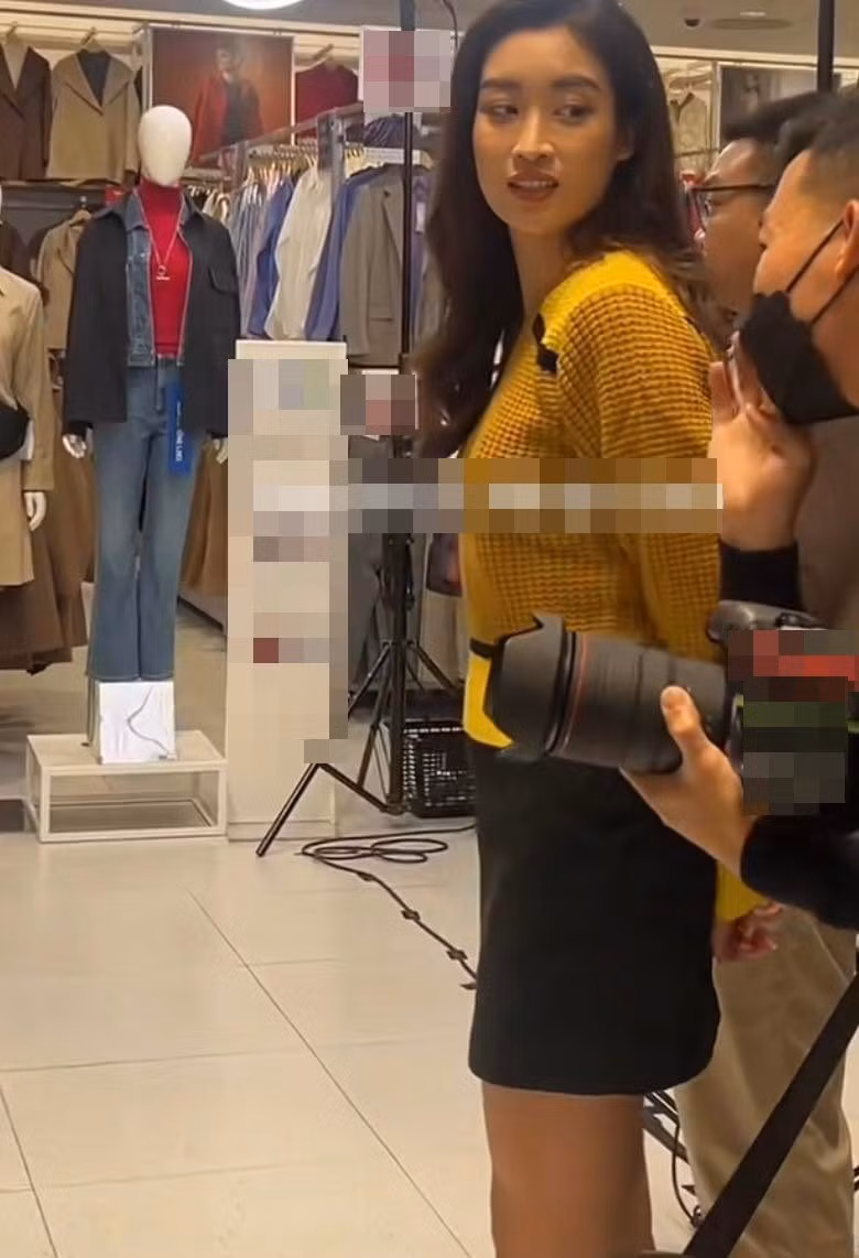 Hình ảnh trước đó của Đỗ Mỹ Linh khiến dân mạng dấy lên tin đồn người đẹp mang bầu. Ảnh: Chụp màn hình