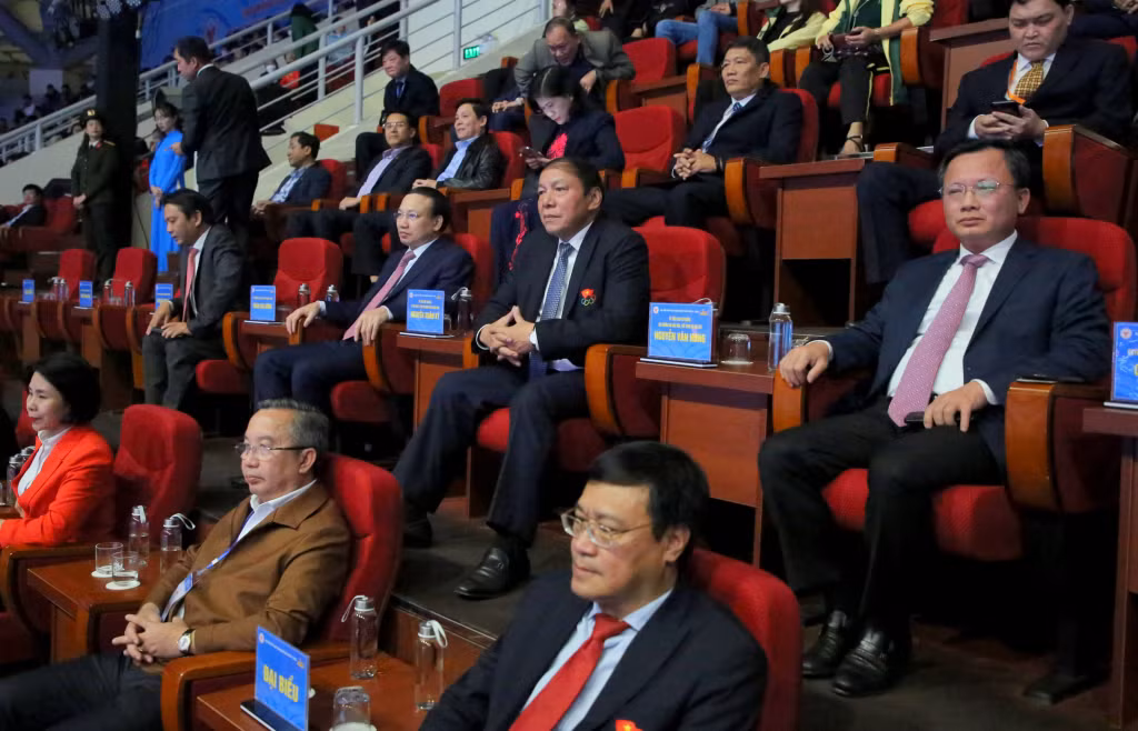 Các đại biểu đến dự Lễ Bế mạc.