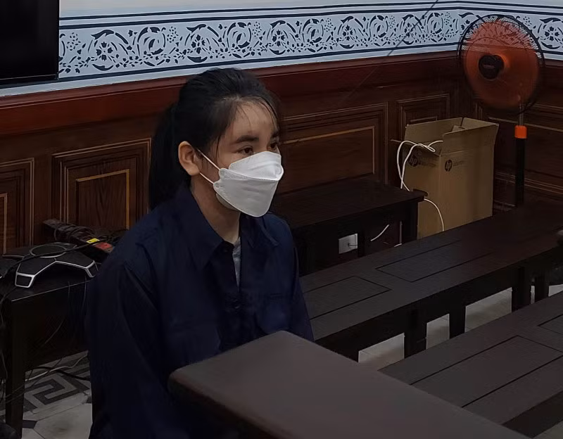 Bị cáo Lã Kỳ Anh trước khi bị xét xử.
