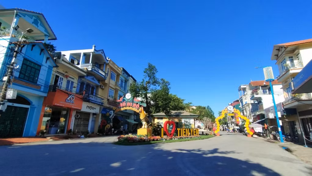 Thị trấn Tiên Yên xanh, sạch, đẹp. Ảnh: Xuân Thao (CTV)