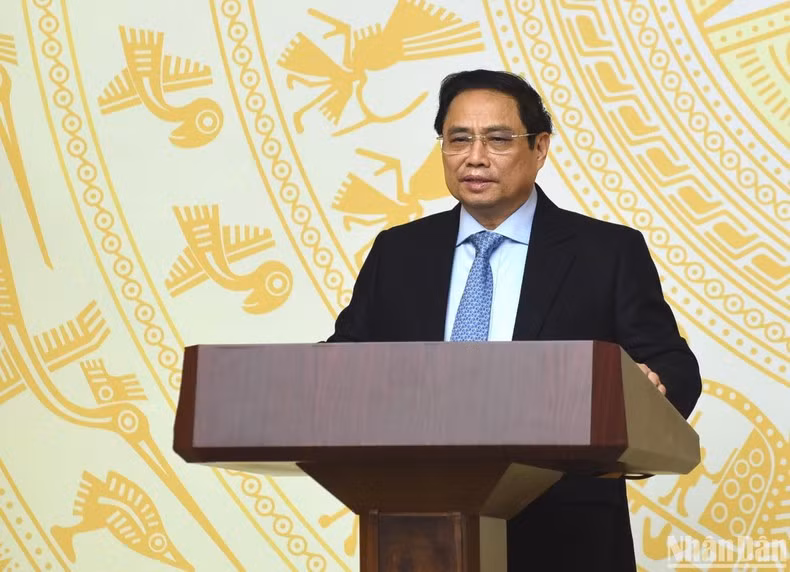 Thủ tướng Phạm Minh Chính phát biểu chỉ đạo Hội nghị.