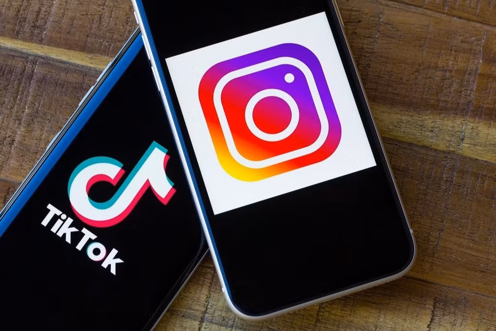 Instagram đã sao chép tính năng của TikTok và dần vượt qua nền tảng chia sẻ video dạng ngắn này (Ảnh: CNet).