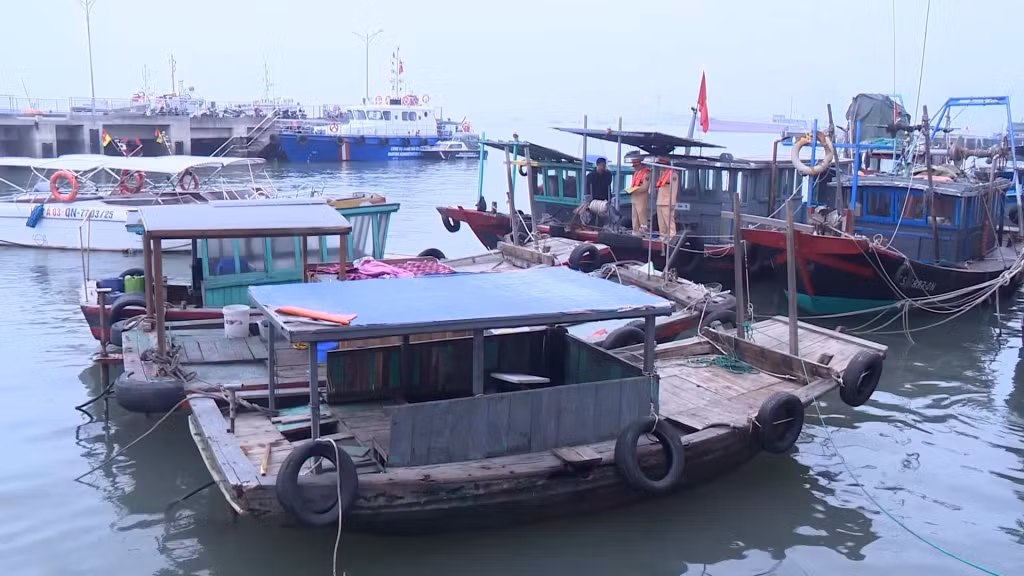 Phương tiện vi phạm trên Vịnh Hạ Long.