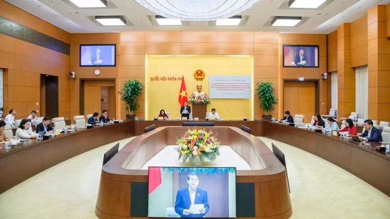 Quang cảnh buổi làm việc.