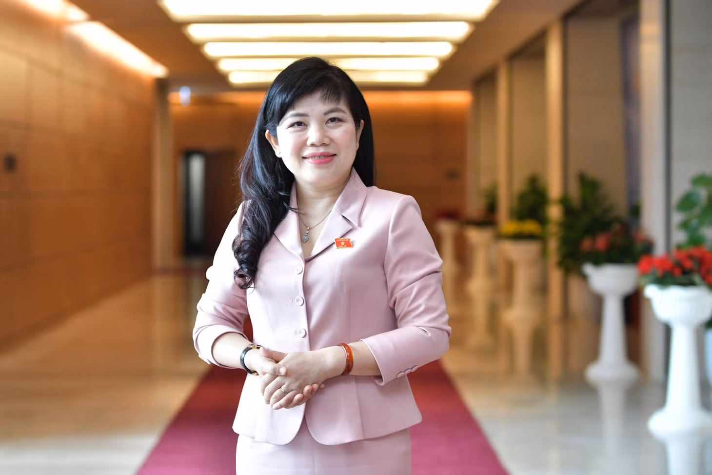 Đại biểu Nguyễn Thị Thu Hà, Phó Trưởng Đoàn chuyên trách Đoàn ĐBQH tỉnh Quảng Ninh.