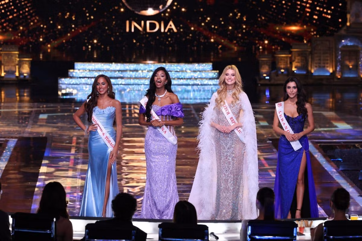 Top 4 Miss World năm nay. Ảnh: Facebook Miss World