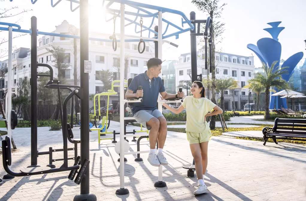 Các tiện ích thể thao đa dạng mang đến những trải nghiệm sống mới cho cư dân Vinhomes Golden Avenue.