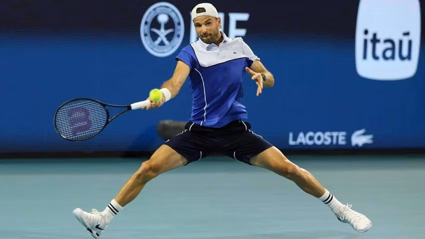 Sinner tranh vô địch Miami Open với cựu binh Dimitrov (ảnh). Ảnh: GETTY