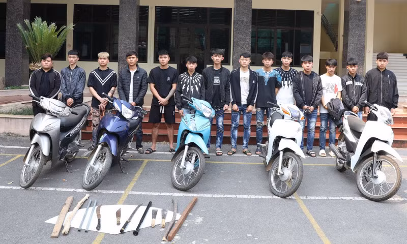 Nhiều đối tượng trong vụ án chưa đủ 18 tuổi.
