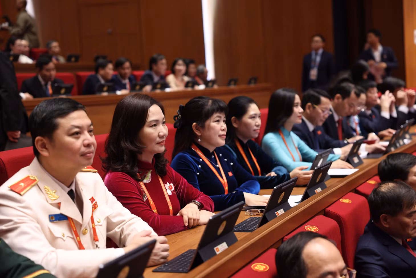 Đoàn đại biểu tỉnh Quảng Ninh dự phiên trù bị Đại hội.