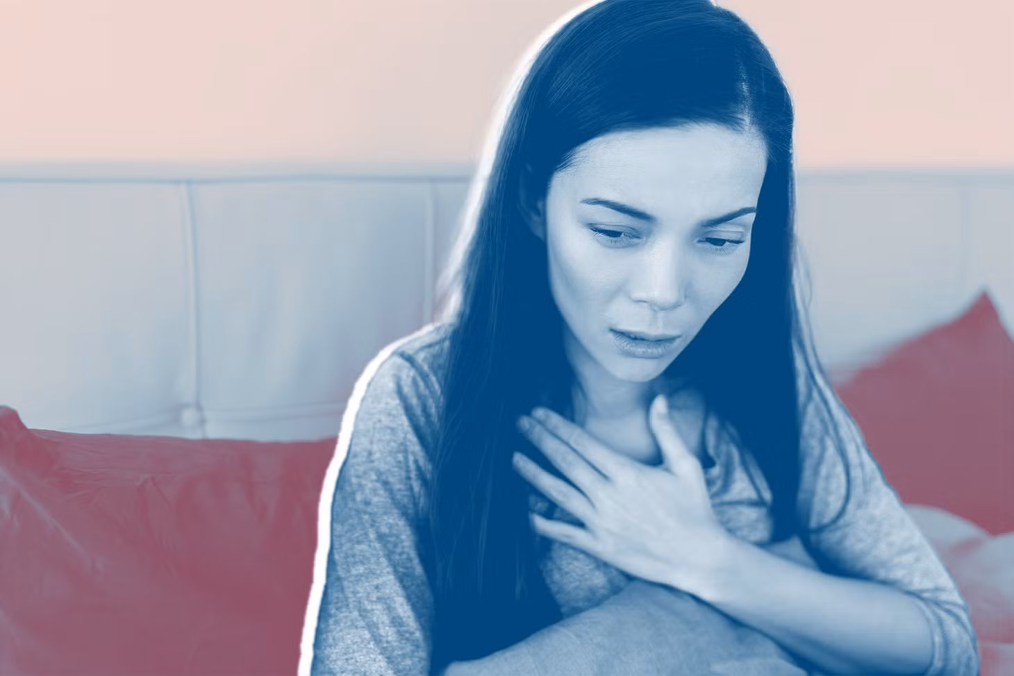 Khó thở, hụt hơi có thể là biểu hiện của một số vấn đề về tim hoặc phổi (Nguồn: Internet)