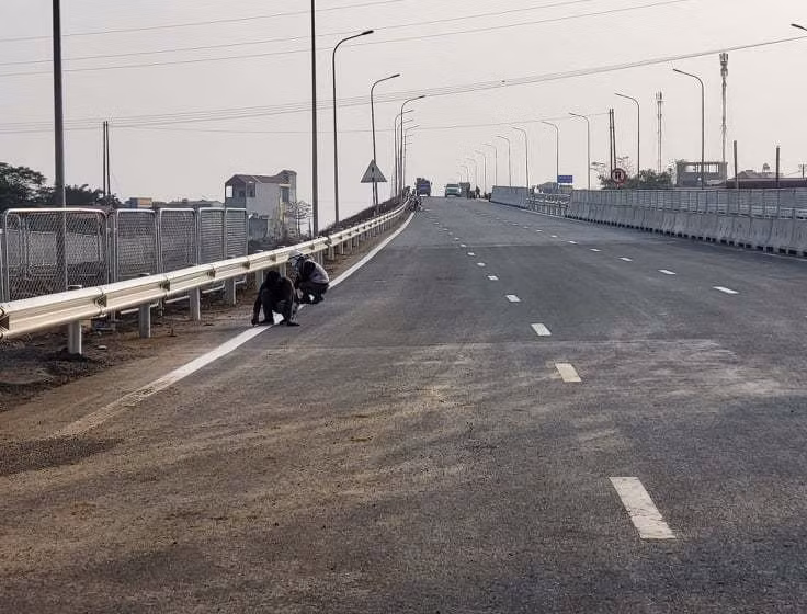 Những hạng mục cuối cùng của dự án cao tốc Cao Bồ - Mai Sơn đã hoàn thành