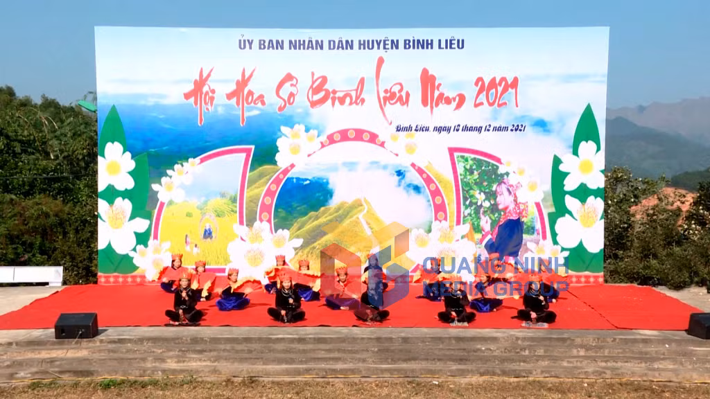 Hội hoa sở Bình Liêu năm 2021 (12-2021). Ảnh: Đào Linh