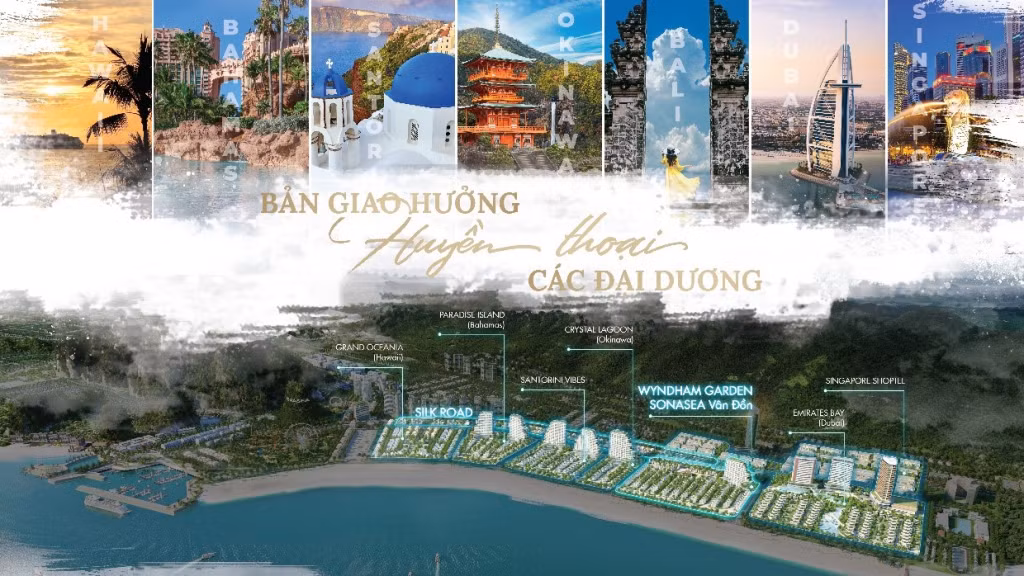 Wyndham Garden Sonasea Vân Đồn được phát triển theo concept “Ốc đảo nhiệt đới” đậm chất Bali.