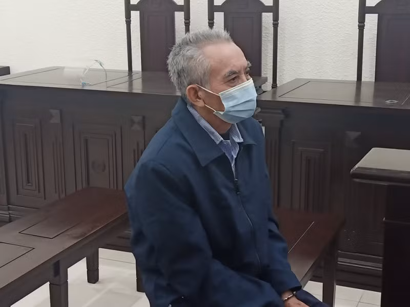 Bị cáo Thịnh tại phiên toà.