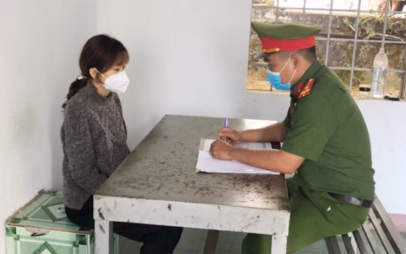 Bàn Thị Hằng tại Công an huyện Đắk Mil
