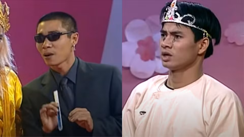 Năm 2003, mùa Táo Quân đầu tiên lên sóng với sự hào hứng của khán giả. Lúc này Bắc Đẩu của NSND Công Lý còn rất nam tính. Ảnh: VFC.