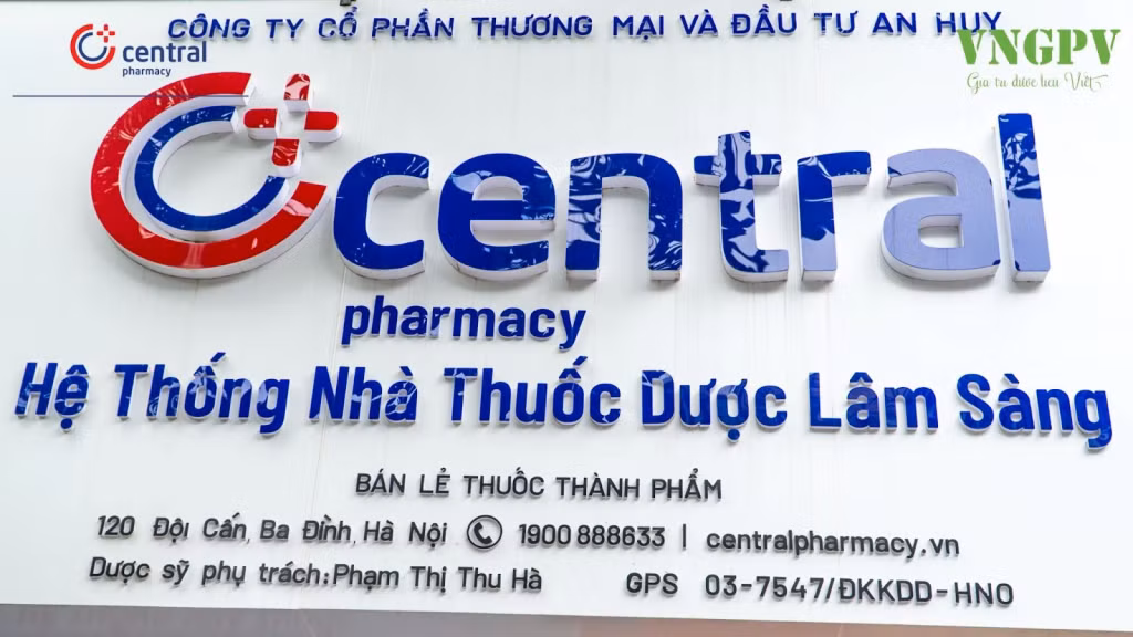 Trung tâm thuốc Central Pharmacy là chuỗi nhà thuốc hoạt động theo hình thức online kết hợp offline.