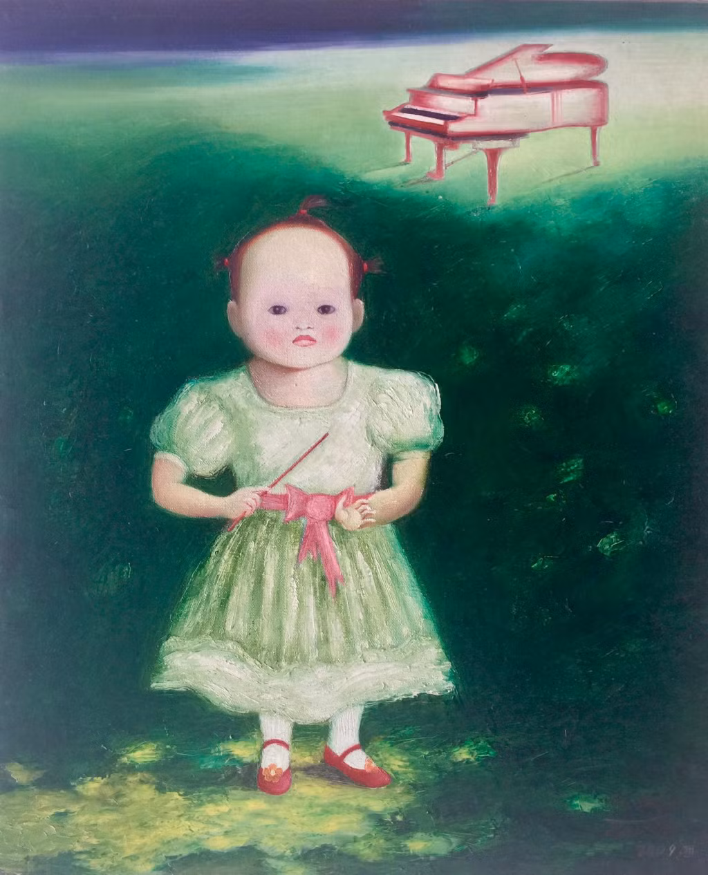 Bé Bống (giấy dó, 2009).