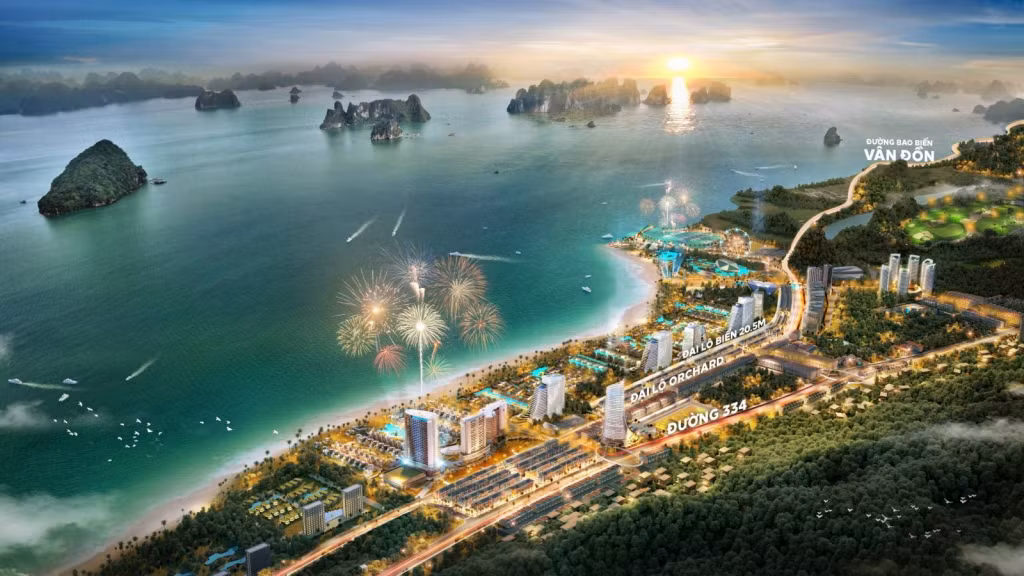 Dự án Sonasea Vân Đồn Harbor City (ảnh phối cảnh).
