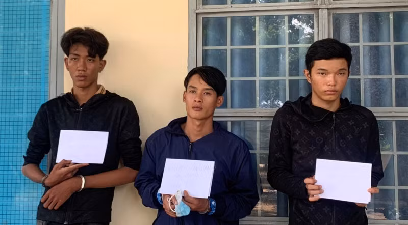 3 đối tượng trong băng cướp bị bắt giữ.