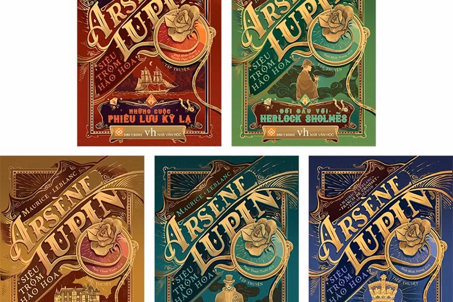 Phiên bản mới của bộ truyện kinh điển về siêu trộm hào hoa Arsène Lupin tiếp tục ra mắt độc giả Việt Nam. Ảnh: Đ.T