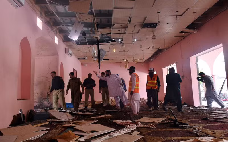 Hiện trường một vụ nổ tại thánh đường tại Quetta, Pakistan, năm 2019. (Ảnh: Reuters)