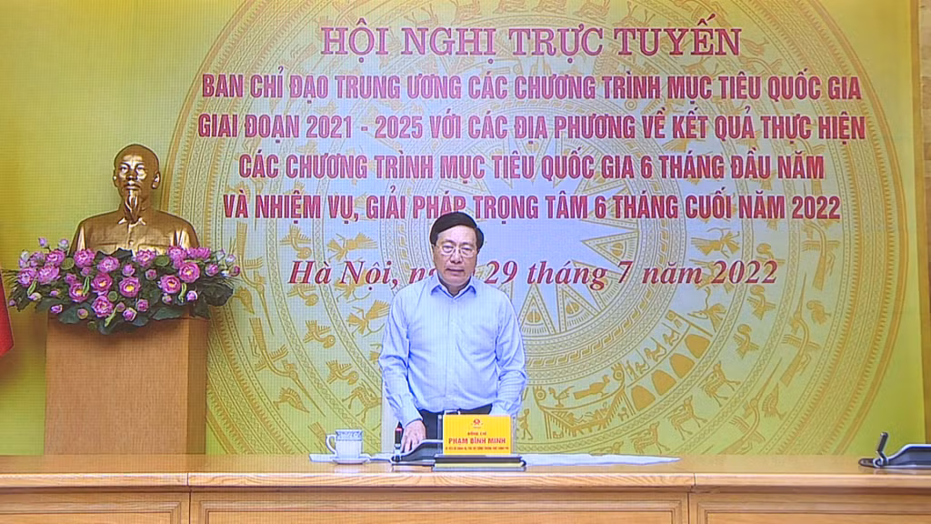 Phó Thủ tướng Thường trực Chính phủ Phạm Bình Minh kết luận hội nghị.