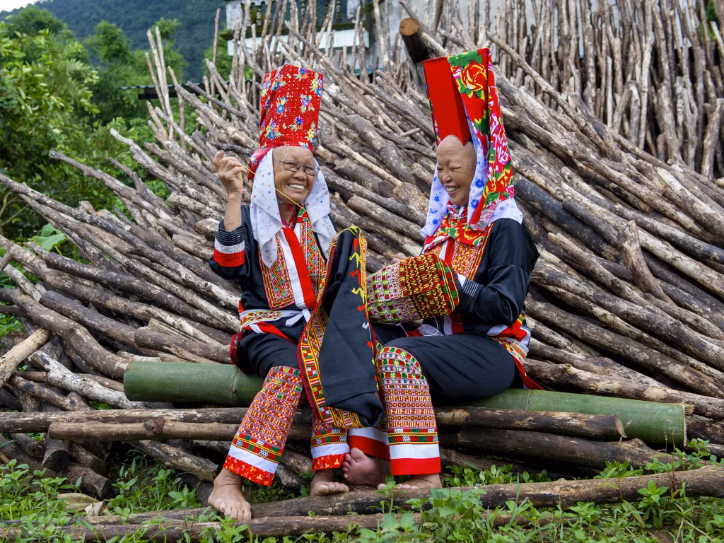 Ngày thường trên bản Dao. Ảnh: Đinh Như Thái