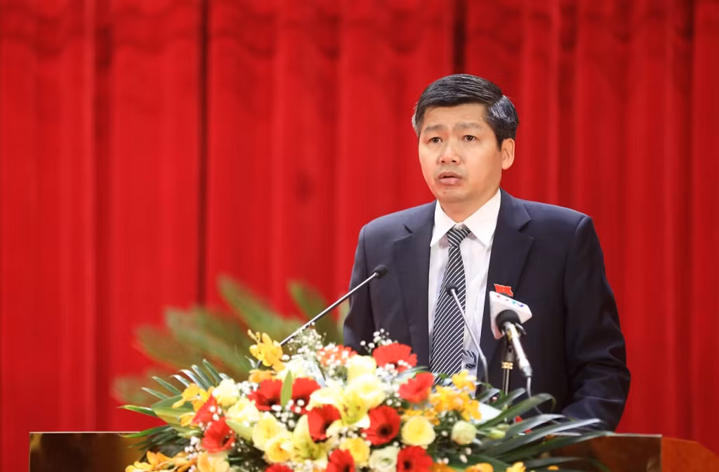 Đồng chí Hoàng Bá Hướng, Phó Trưởng Ban Tổ chức Tỉnh ủy.