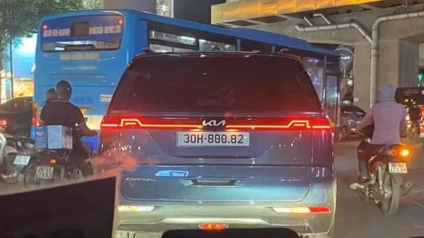 Những cách che biển số để né phạt nguội. Ảnh: MXH