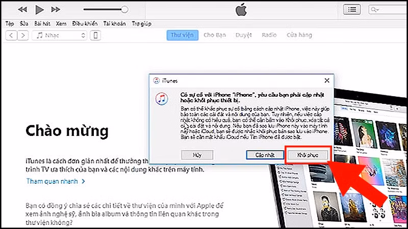 Lam gi khi quen mat khau iPhone anh 8