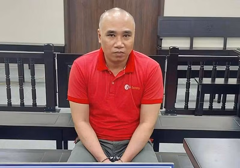 Bị cáo Quỳnh tại phiên toà.