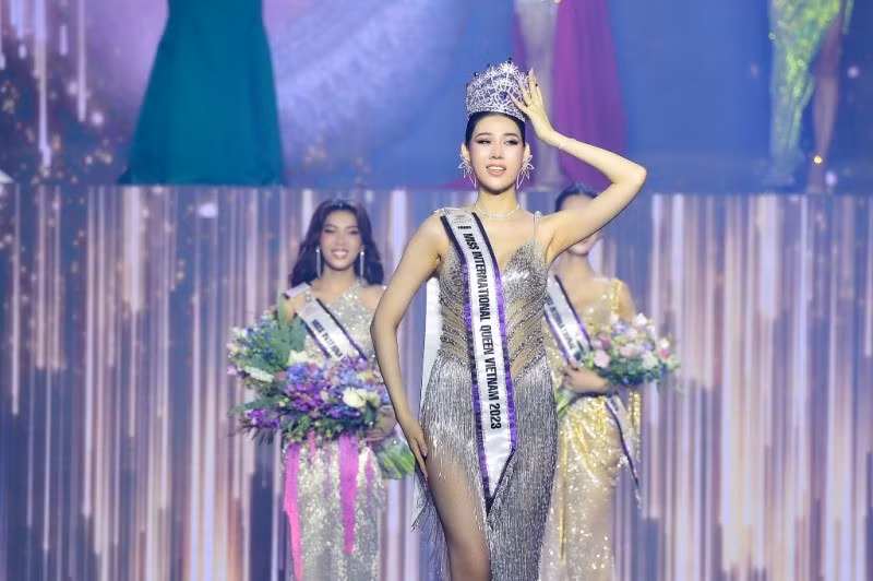 Cuộc thi "Miss International Queen Viet Nam 2023” bị xử phạt vì tổ chức khi chưa được cấp phép. Ảnh: Chụp màn hình