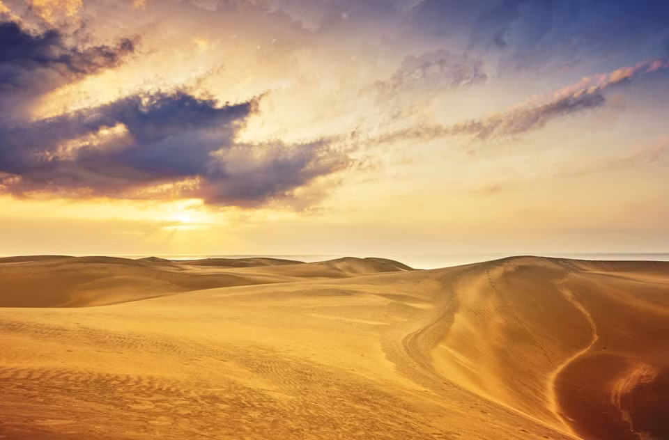 Sahara là sa mạc nóng nhất thế giới. Nhiệt độ ban ngày ở đây có thể lên tới 50 độ C và ban đêm có thể giảm xuống 0 độ C.