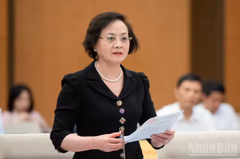 Bộ trưởng Nội vụ Phạm Thị Thanh Trà. (Ảnh: DUY LINH)
