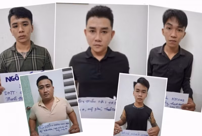 5 đối tượng đánh người đòi nợ bị khởi tố.