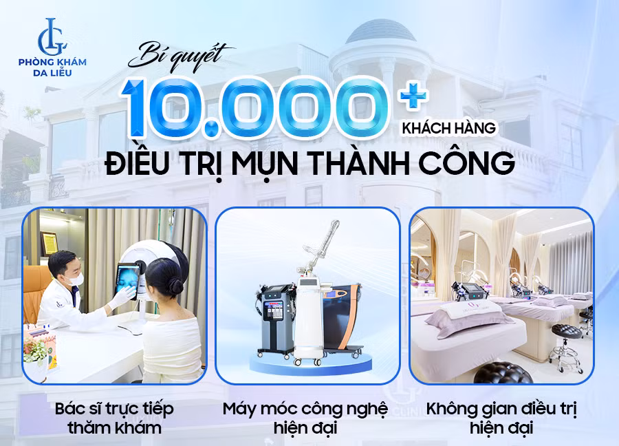 Mỗi phác đồ điều trị mụn tại Phòng khám LG đều kết hợp máy móc điều trị tiên tiến