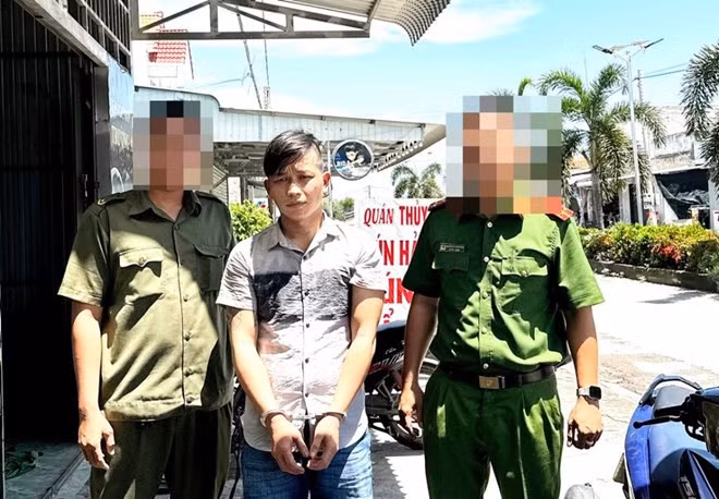 Đối tượng Phạm Tiến Phát bị bắt về hành vi trộm cắp tài sản. Ảnh: Công an tỉnh Long An